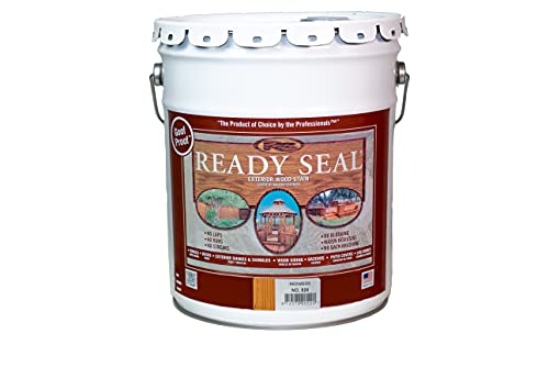Ready Seal 520 Сыртқы бояу және ағашқа арналған тығыздағыш, 5 гал, қызыл ағаш - Қаптама әртүрлі болуы мүмкін
