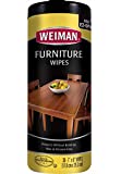 Weiman Wood Cleaner and Polish Wipes - Чистит, полирует и защищает деревянную мебель, 30 шт.