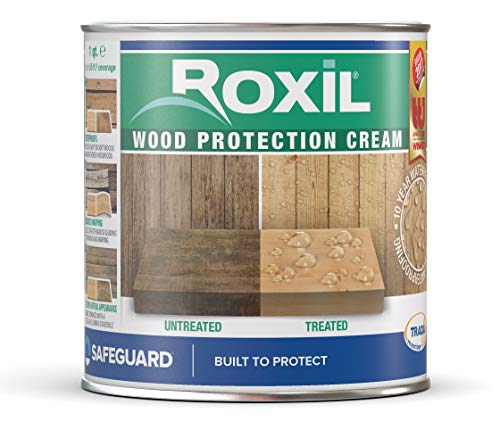 Roxil Wood Protection Cream Мгновенный гидроизоляционный прозрачный герметик, защита от атмосферных воздействий: заборы, террасы,...