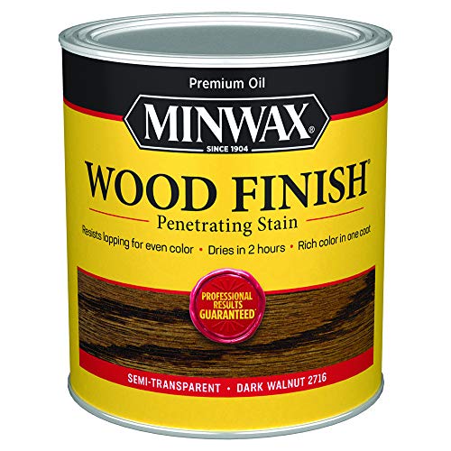 1 кварта Minwax 70012 Dark Walnut Wood Finish Морилка для дерева на масляной основе