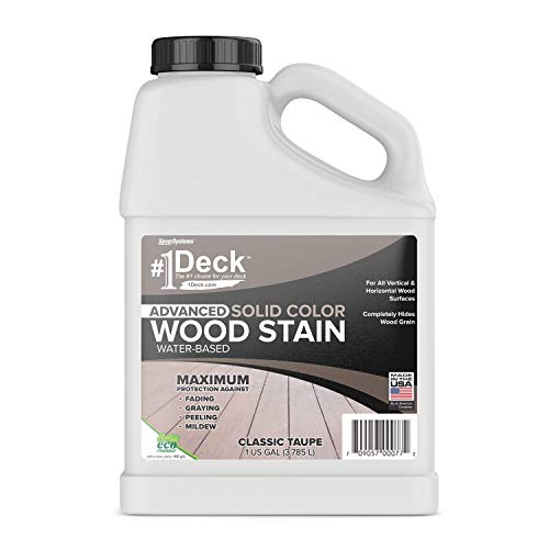 # 1 Deck Wood Deck Paint and Sealer - Advanced Solid Color Deck Stain для террас, заборов, сайдинга - 1...