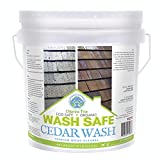 Wash Safe Industries Экологически безопасное и органическое чистящее средство для древесины CEDAR WASH, 10-фунтовый контейнер, прозрачный