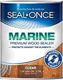 Seal-Once Marine Premium ағаш тығыздағыш - су өткізбейтін тығыздағыш - бірінде дақ пен тығыздағыш - 1 галлон...