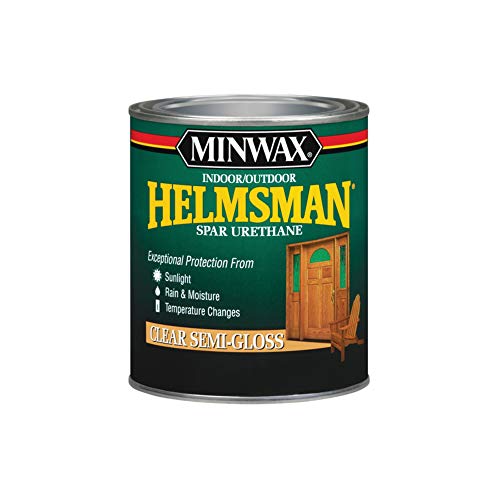 Minwax Helmsman ішкі/сыртқы шпагат уретан, кварт, жартылай жылтыр